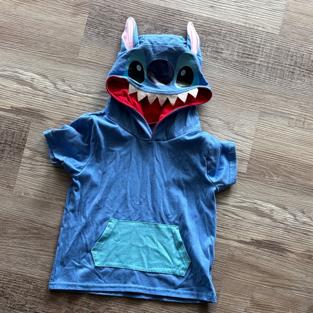 Blue Character Hooded shirt